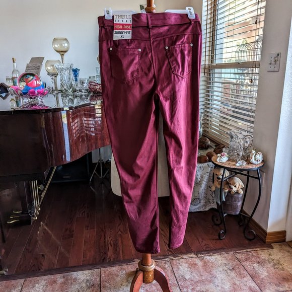 NWT  Thrill Jeans Push Up High Rise Skinny-Fit Pants - Picture 11 of 16